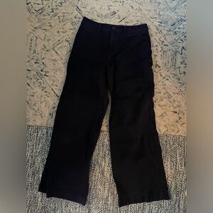 Navy high waisted pants